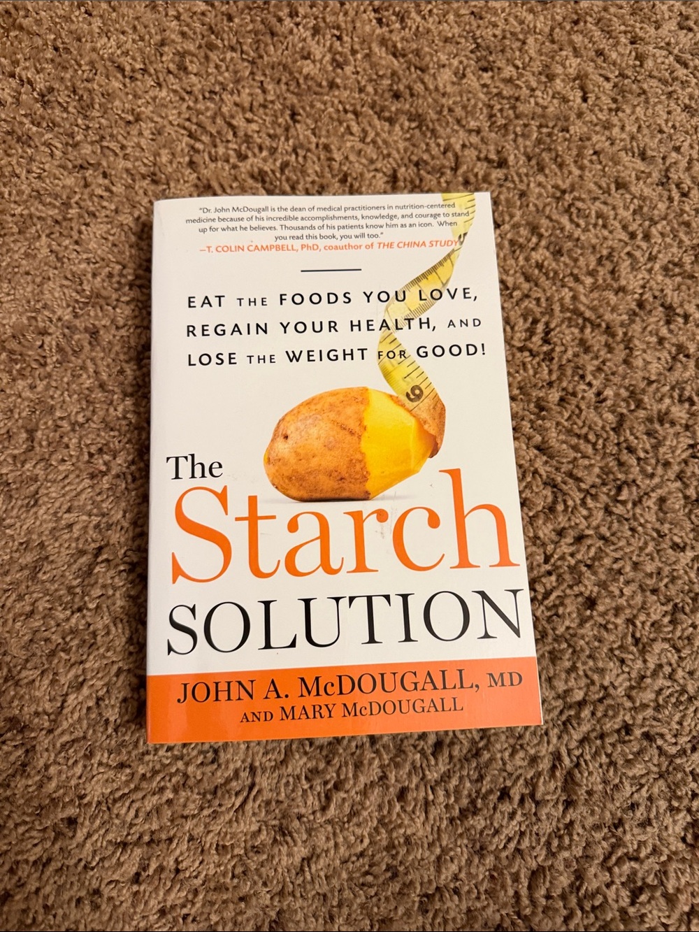 The Starch Solution - White and Orange Cover